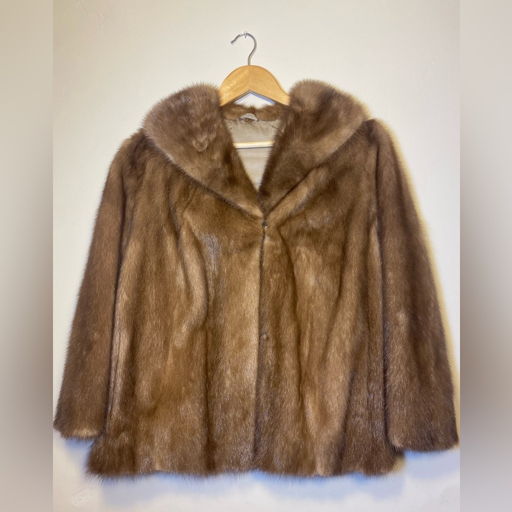 Brown Mink Fur Coat
